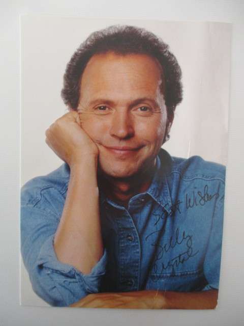 PRINTED AUTOGRAPH BILLY CRYSTAL - WHEN HARRY MET SALLY