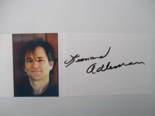 AUTOGRAPHED / SIGNED - LEONARD MAX ADELMAN - COMPUTER SCIENTIST CREATOR OF ALGORYTHM