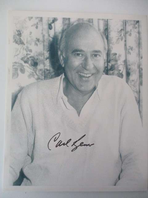 AUTOGRAPHED / SIGNED - CARL REINER - A4 SIZE