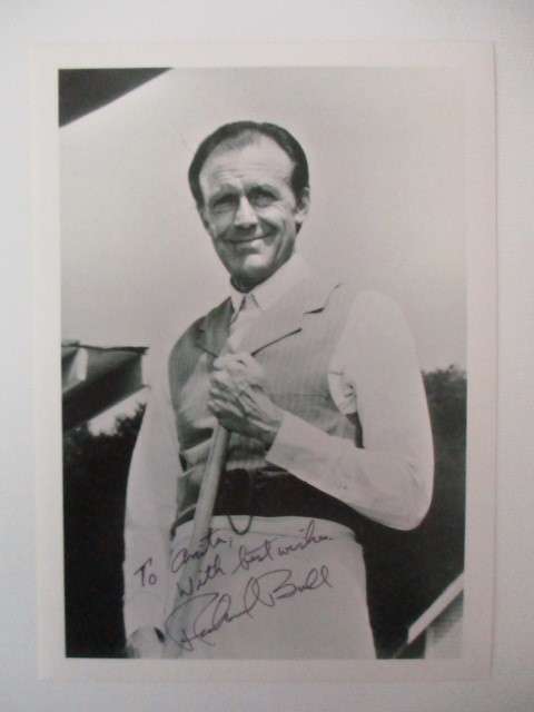 AUTOGRAPHED /  SIGNED - RICHARD BULL  - LITTLE HOUSE ON THE PRAIRIE