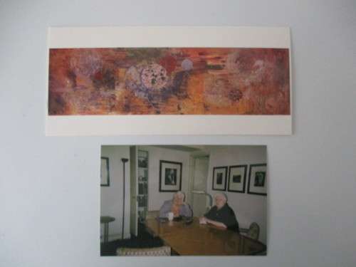 AUTOGRAPHED / SIGNED - PAT ADAMS FAMOUS ARTIST AND CARD