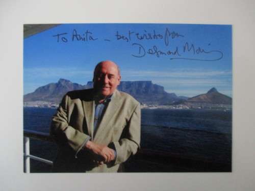 AUTOGRAPHED / SIGNED - DESMOND MORRIS -  ZOOLOGIST   -