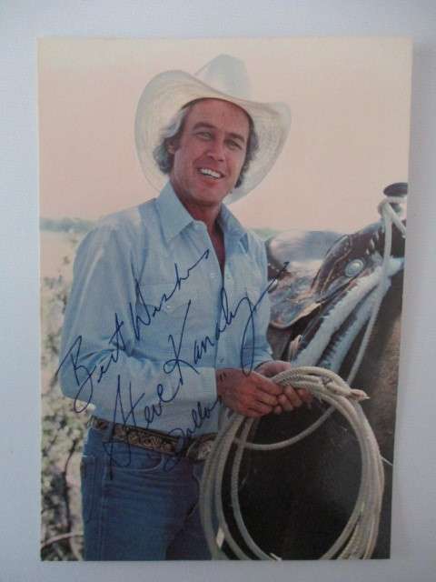 PRINTED AUTOGRAPH - STEVE KANALY - DALLAS  - RAY KREBBS