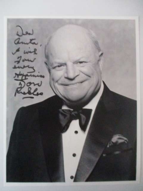 AUTOGRAPHED / SIGNED -  DON RICKLES - A4 SIZE  CASINO