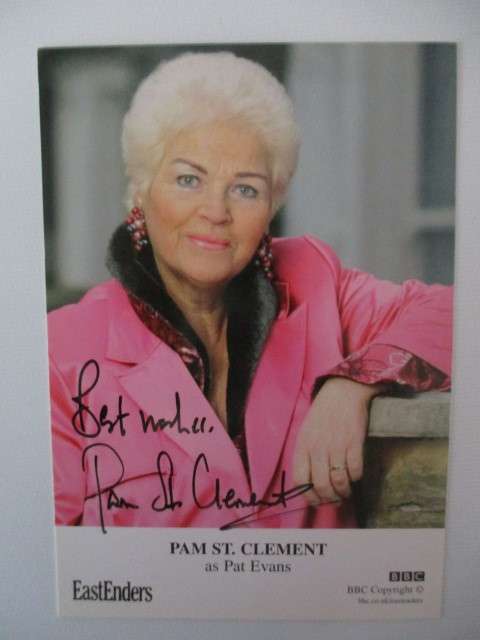 AUTOGRAPHED / SIGNED - PAM T. CLEMENT - EASTENDERS