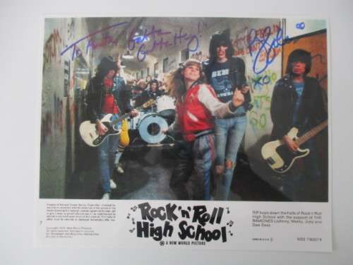 AUTOGRAPHED / SIGNED - PJ SOLES A4 SIZE