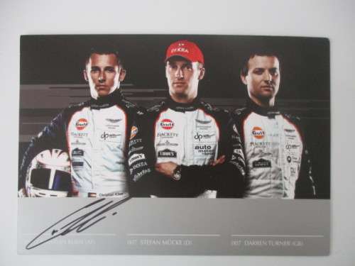 AUTOGRAPHED / SIGNED - CHRISTIAN KLIEN - FORMULA ONE RACER