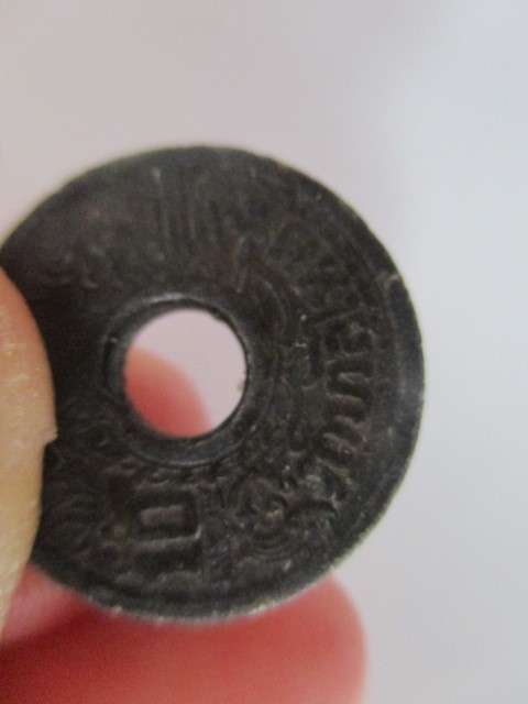 THAILAND - 10 SATANG RAMA VIII SILVER COIN 1941