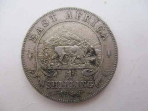 EAST AFRICA 1 SHILLING 1948 GREAT DETAIL COIN