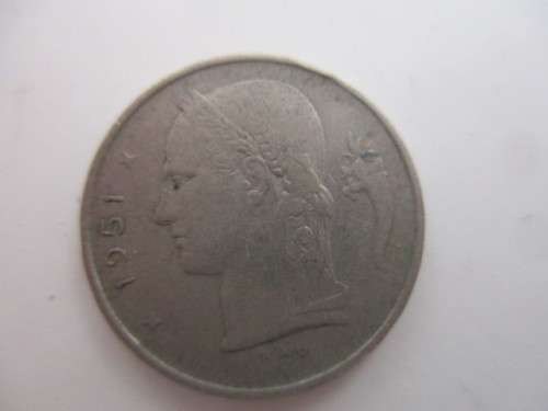 BELGIUM 1 FRANC 1951