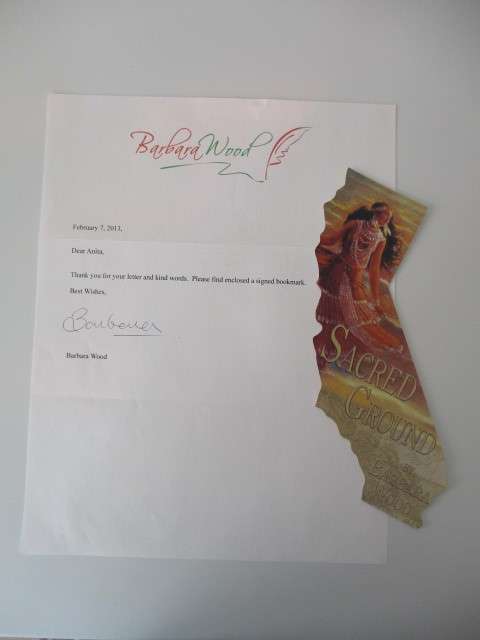 AUTOGRAPHED / SIGNED - BARBRA WOOD - AUTHOR