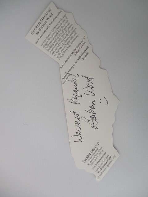 AUTOGRAPHED / SIGNED - BARBRA WOOD - AUTHOR