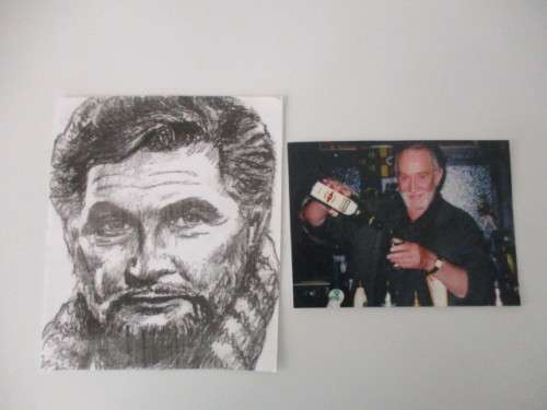 THANK YOU CARD SIGNED BY ROY DOTRICE - HELL BOY BEAUTY AND THE BEAST
