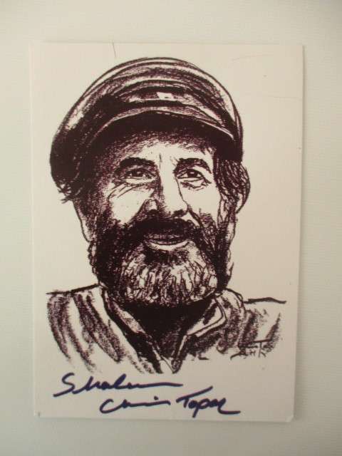 PRINTED AUTOGRAPH - CHAIM TOPOL - FIDDLER ON THE ROOF