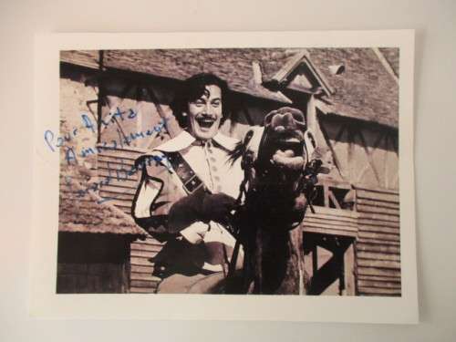 AUTOGRAPHED / SIGNED - GERARD BARRAY - THE 3 MUSKATEERS