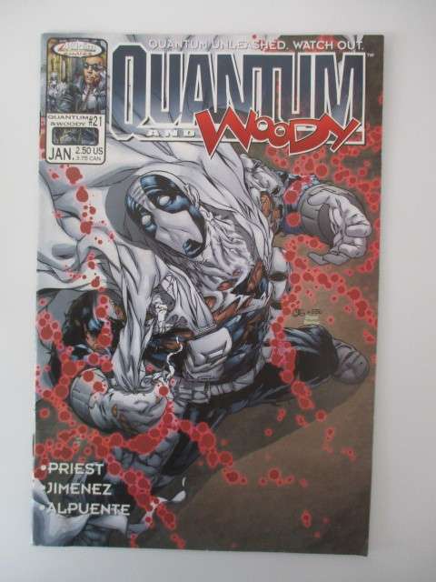 ACCLAIM COMICS - QUANTUM AND WOODY -  VOL. 1  NO. 21  -  2000