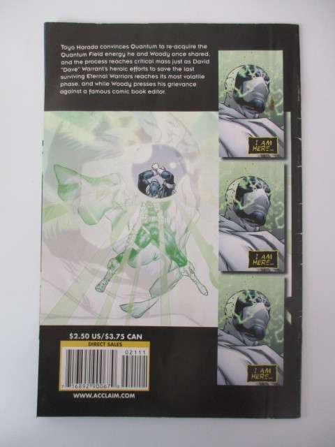 ACCLAIM COMICS - QUANTUM AND WOODY -  VOL. 1  NO. 21  -  2000