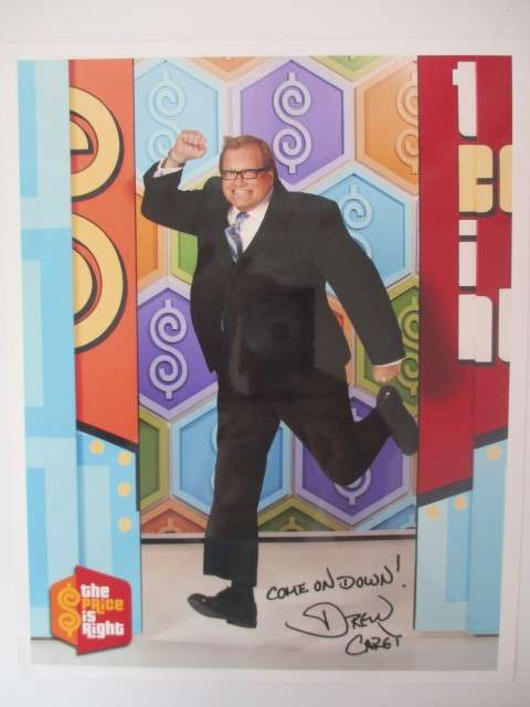 PRINTED AUTOGRAPH - DREW CAREY -   TALK SHOW HOST A4 SIZE