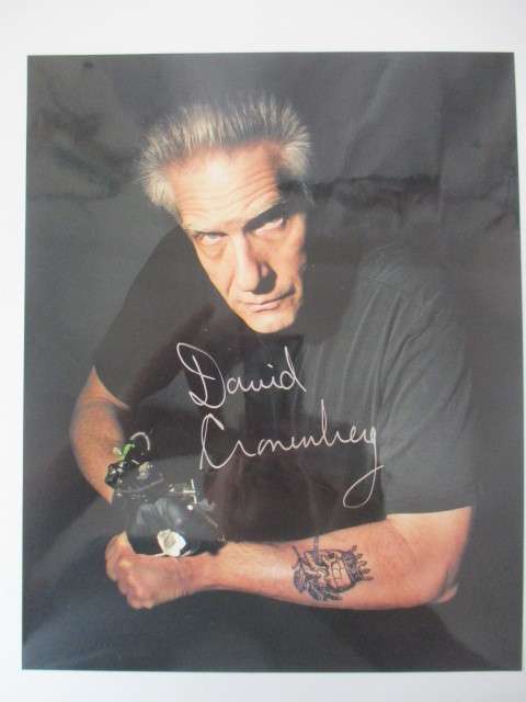 AUTOGRAPHED / SIGNED - DAVID CRONENBERG DIRECTOR  A4 SIZE