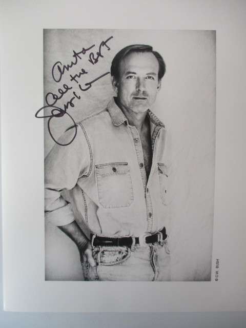 AUTOGRAPHED / SIGNED - JAMES KEACH  A4 SIZE