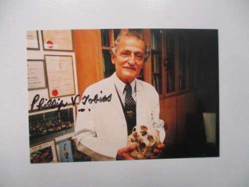 AUTOGRAPHED / SIGNED - PROFESSOR EMERTIUS PHILLIP VALLENTINE TOBIAS 1925-2012 SEE MORE