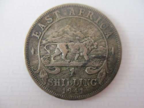 EAST AFRICA   - 1 SHILLING 1941 GREAT DETAIL