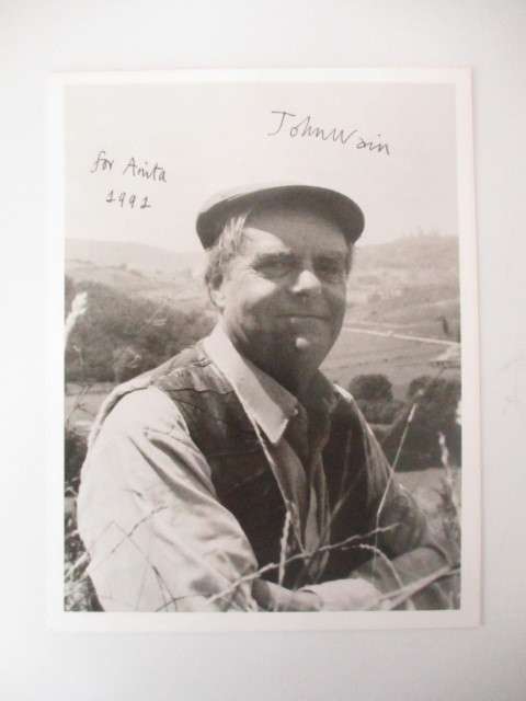 AUTOGRAPHED / SIGNED - JOHN WAIN - NOVELIST AND POET