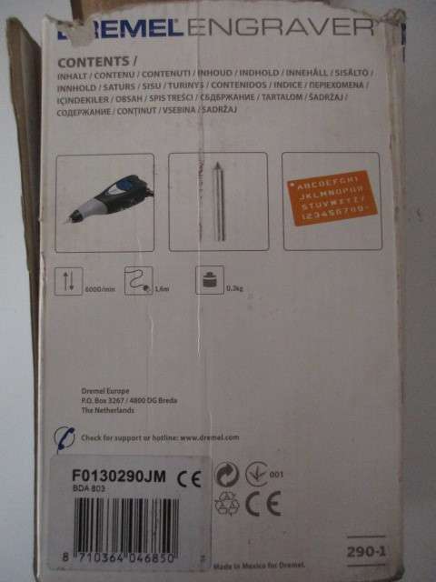 DREMEL ENGRAVER USED  ONCE