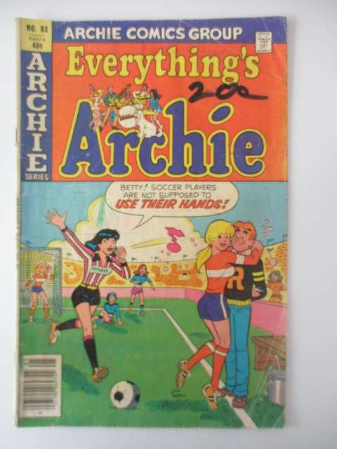 ARCHIE SERIES COMICS - EVERYTHINGS ARCHIE -  NO. 83   - 1980