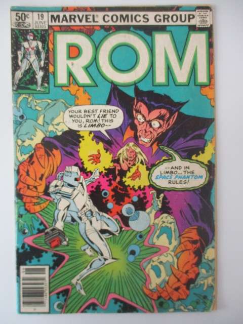 MARVEL  COMICS - ROM   SPACEKNIGHT  VOL. 1   NO. 19   -  1981