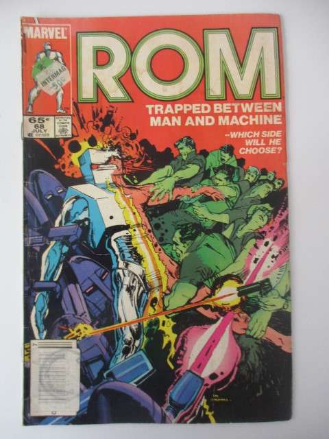 MARVEL  COMICS - ROM   SPACEKNIGHT  VOL. 1   NO. 68   -  1985
