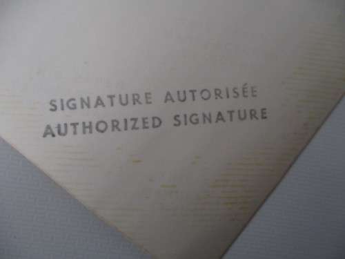 AUTOGRAPHED / SIGNED - PIERRE TRUDEAU FORMER PRIME MINISTER OF CANADA  A4 SIZE