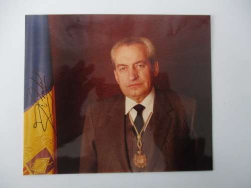 AUTOGRAPHED / SIGNED - FORMER PRIME MINISTER OF ANDORRA - JOSEP PINTAT- SOLANS