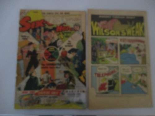 CHARLTON COMICS -  SIX-GUN HEROES  VOL. 4 NO. 61  1961  TOP BIT OF COVER OFF PLUS FREE DENNIS COMIC