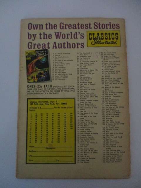CLASSICS ILLUSTRATED COMICS - ROMEO AND JULIET  NO. 134  -  1969