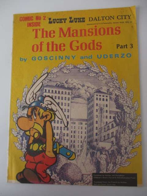 ASTERIX THE MANSIONS OF THE GODS PART 3  COMIC   1976