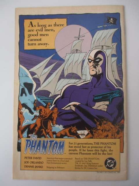 DC COMICS - OUTCASTS NO. 7 1988