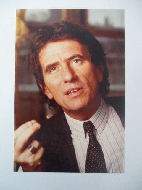 AUTOGRAPHED / SIGNED - JACK LANG FRENCH POLITICIAN
