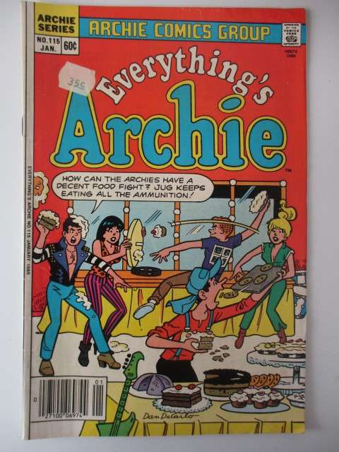 ARCHIE SERIES COMICS  - EVERYTHINGS   ARCHIE   -  NO. 115 - 1985