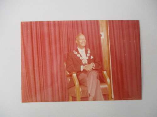 AUTOGRAPHED / SIGNED - DR . CEDRIC PHATUDI  - PRESIDENT OF LEBOWA 1984