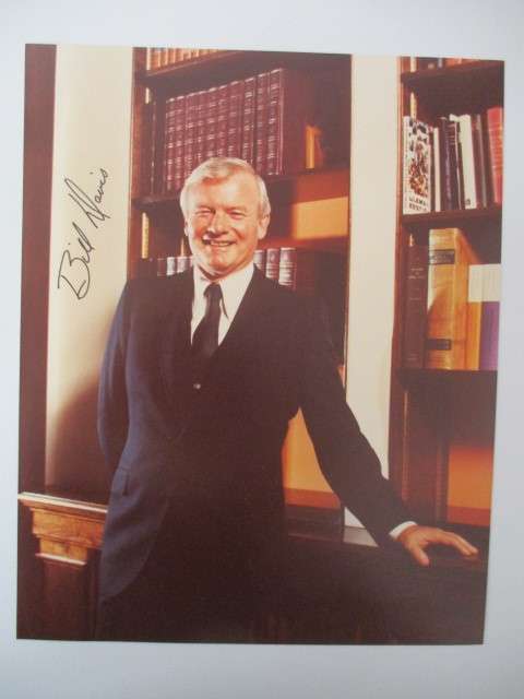 AUTOGRAPHED / SIGNED - WILLIAM G. DAVIS - PREMIER OF ONTARIO CANADA  1984