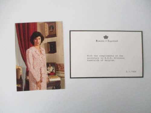 PHOTOGRAPH - PRINCESS ESMERALDA OF BELGIUM  1984