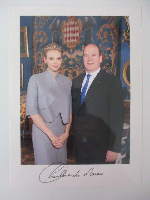 AUTOGRAPHED / SIGNED - PRINCESS CHARLENE OF MONACO