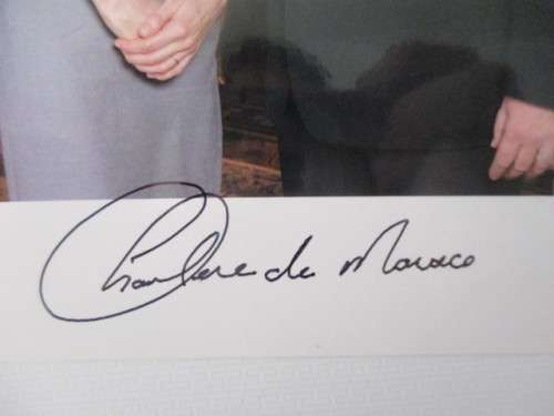AUTOGRAPHED / SIGNED - PRINCESS CHARLENE OF MONACO