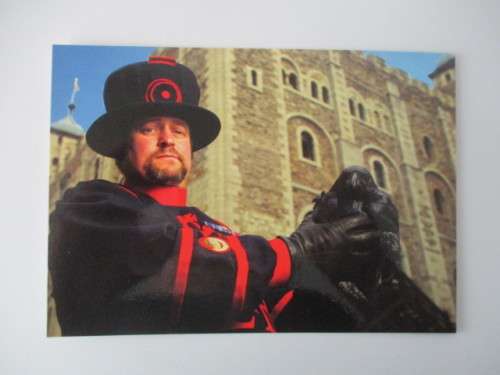 AUTOGRAPHED / SIGNED - BEEF EATER THE RAVEN MASTER  - CHRIS SKAFE