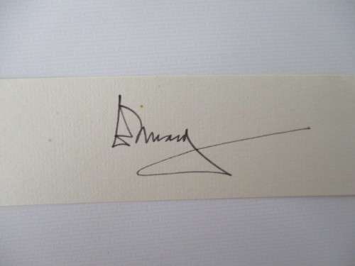AUTOGRAPHED / SIGNED - PRINCE EDWARD DUKE OF KENT  AND LETTER