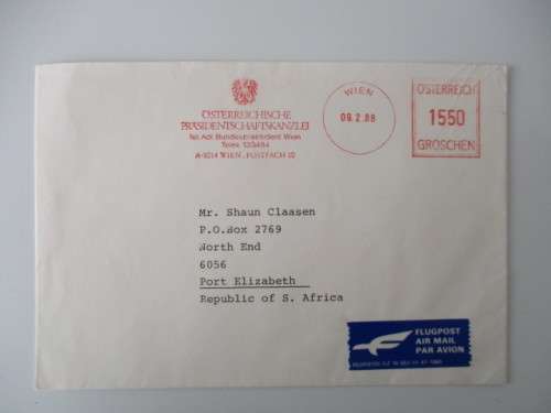 AUTOGRAPHED / SIGNED - KURT WALDHEIM - FORMER SECRETARY  GENERAL UNITED NATIONS