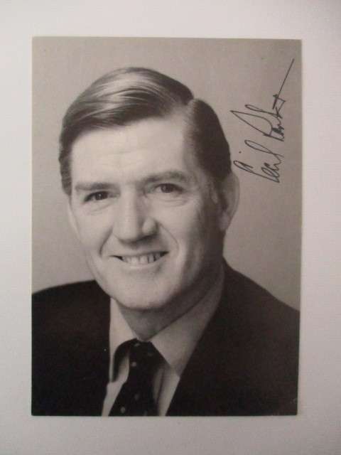 PRINTED AUTOGRAPH - CECIL PARKINSON HOUSE OF COMMONS MP