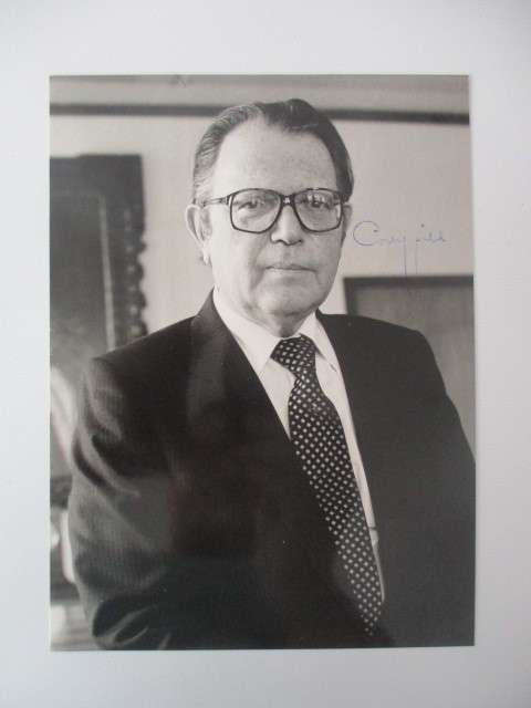 AUTOGRAPHED / SIGNED -  LORD COCKFIELD  CHANCELLOR OF THE DUCHY