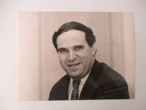 AUTOGRAPHED / SIGNED - RT HON. LEON BRITTAN  AND LETTER